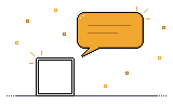 Mr. White’s square under an amber speech bubble